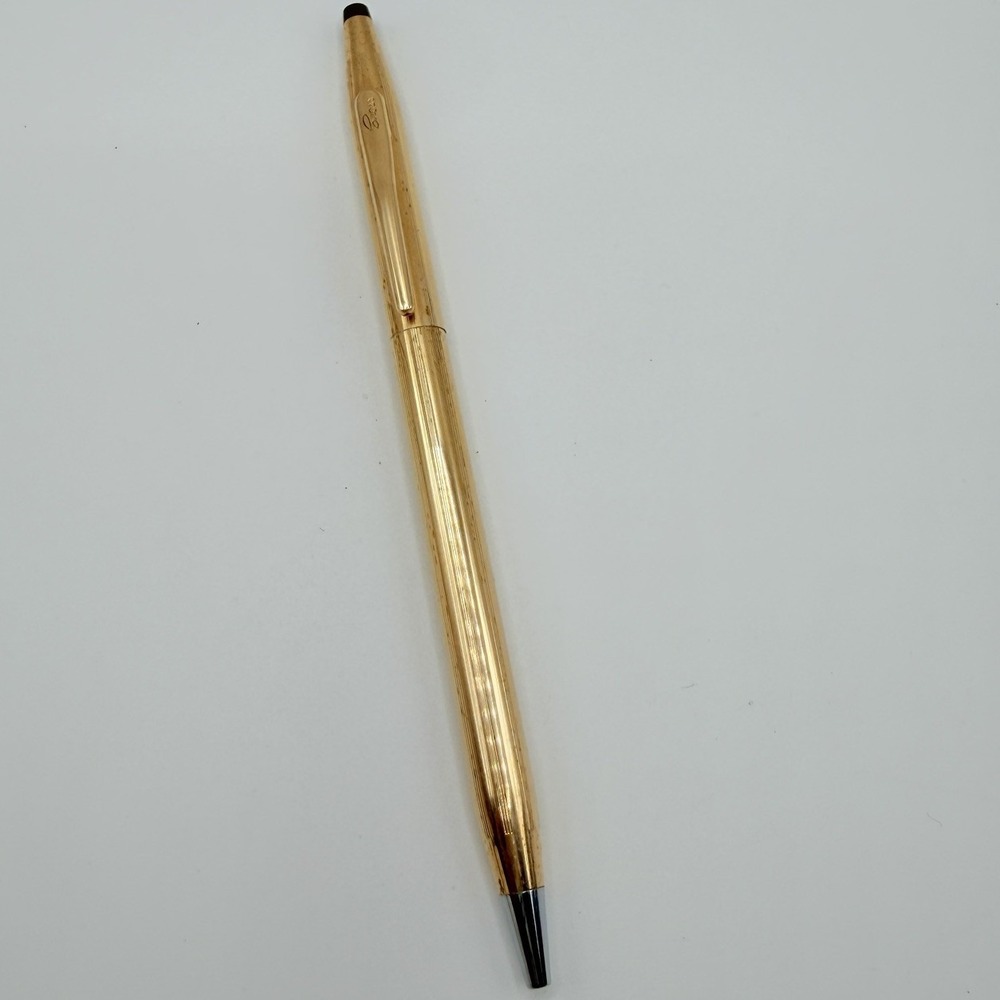 Vintage Cross 1/20 14kt Gold Filled Pen No Ink Classic Made in USA